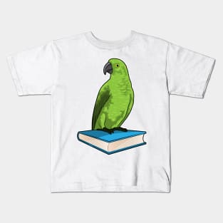 Parrot with Book Kids T-Shirt